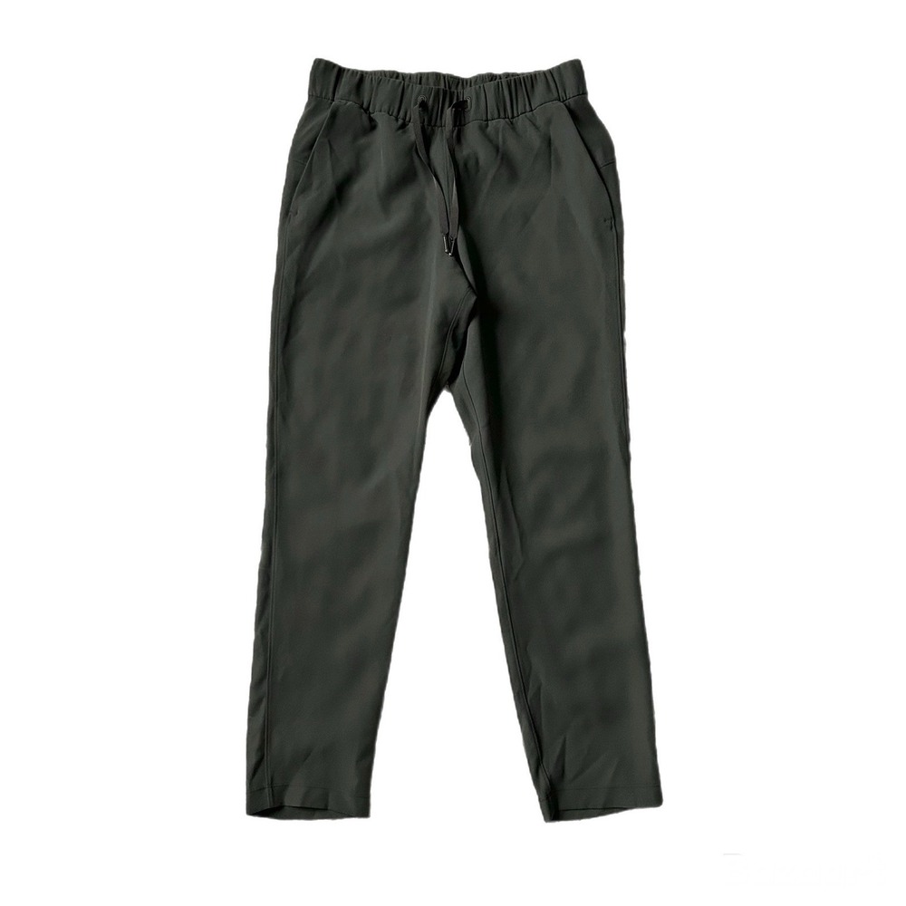 Lululemon On the Fly Pant Woven Dark Olive Green W5BM4S Size 4